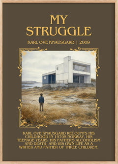 My Struggle Minimalist Book Poster by Karl Ove Knausgård