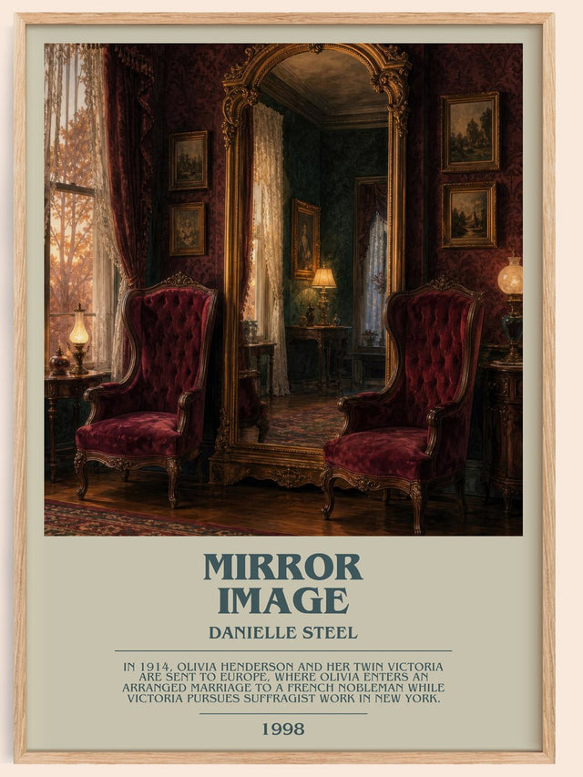 Mirror Image Bookish Wall Art by Danielle Steel