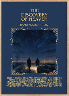 The Discovery of Heaven Minimalist Book Poster by Harry Mulisch