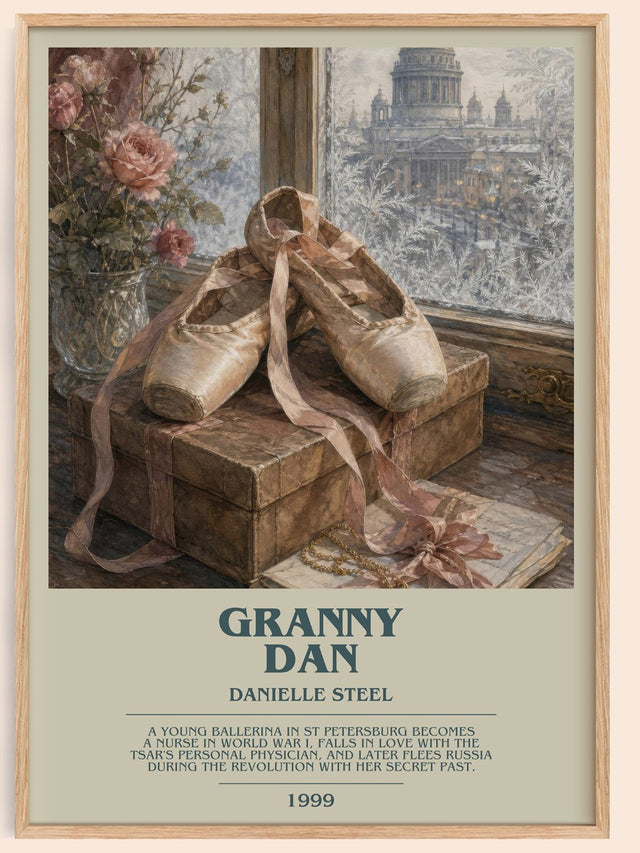 Granny Dan Bookish Wall Art by Danielle Steel