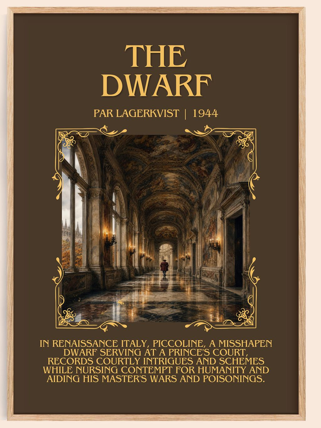 The Dwarf Minimalist Book Poster by Par Lagerkvist – book poster