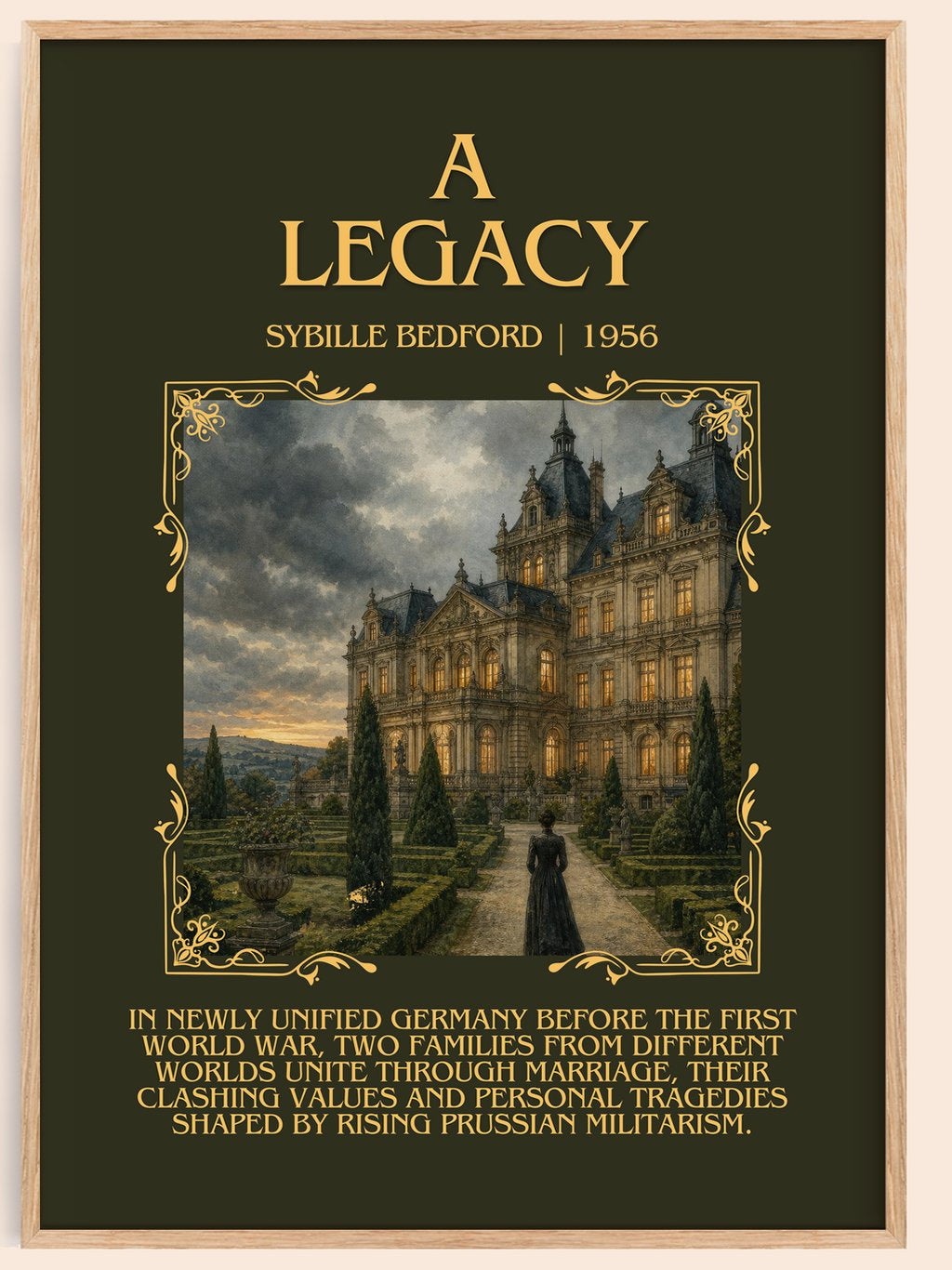 A Legacy Minimalist Book Poster by Sybille Bedford – book poster