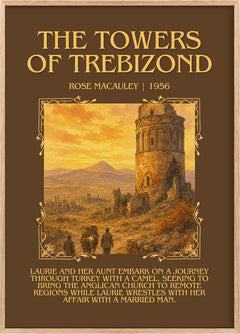 The Towers Of Trebizond Minimalist Book Poster by Rose Macauley