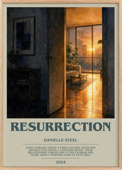 Resurrection Bookish Wall Art by Danielle Steel
