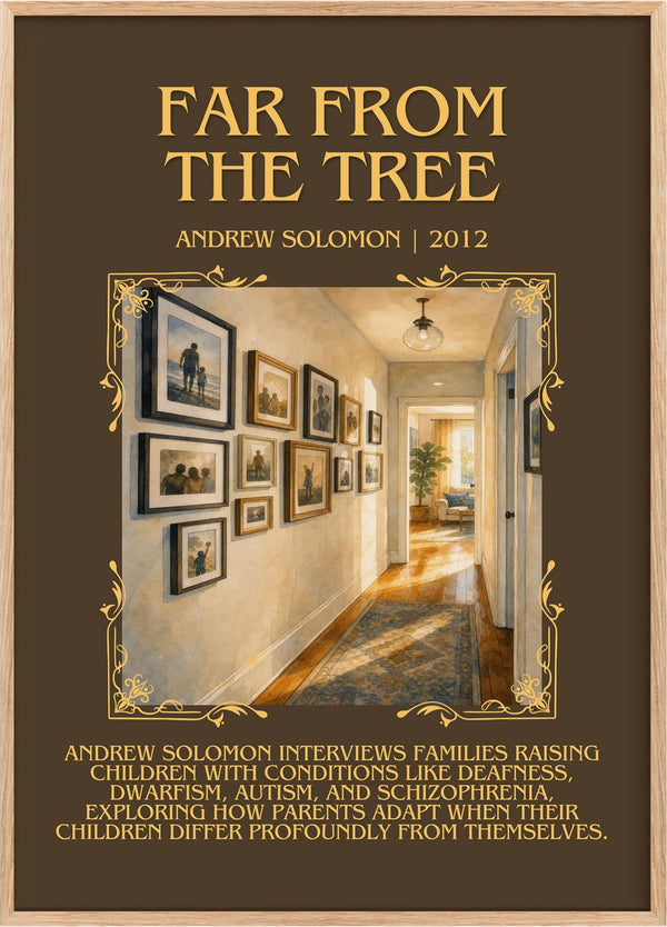 Far From the Tree Minimalist Book Poster by Andrew Solomon