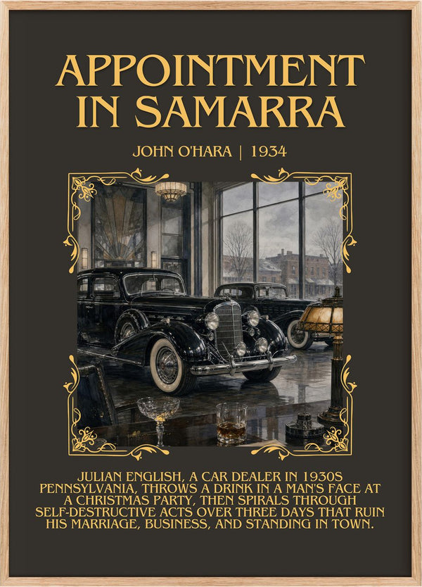 Appointment in Samarra Minimalist Book Poster by John O'Hara