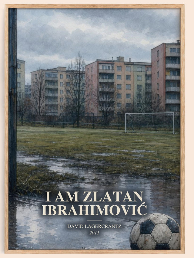 I Am Zlatan Ibrahimović Book Watercolour Illustration – D. Lagercrantz