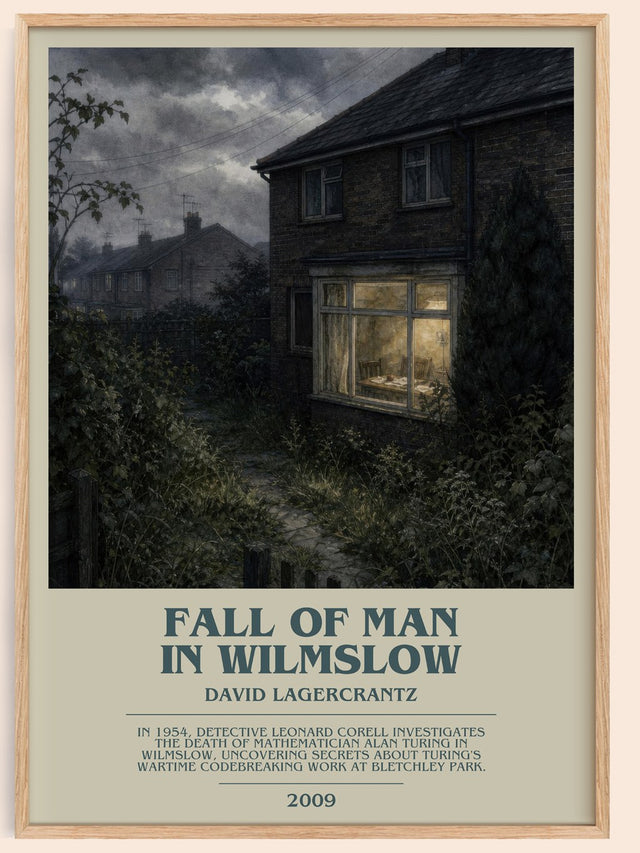Fall Of Man In Wilmslow Bookish Wall Art by David Lagercrantz