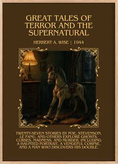 Great Tales Of Terror And The Supernatural Minimalist Book Poster by Herbert A. Wise