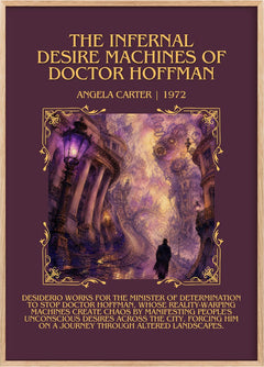 The Infernal Desire Machines Of Doctor Hoffman Minimalist Book Poster by Angela Carter