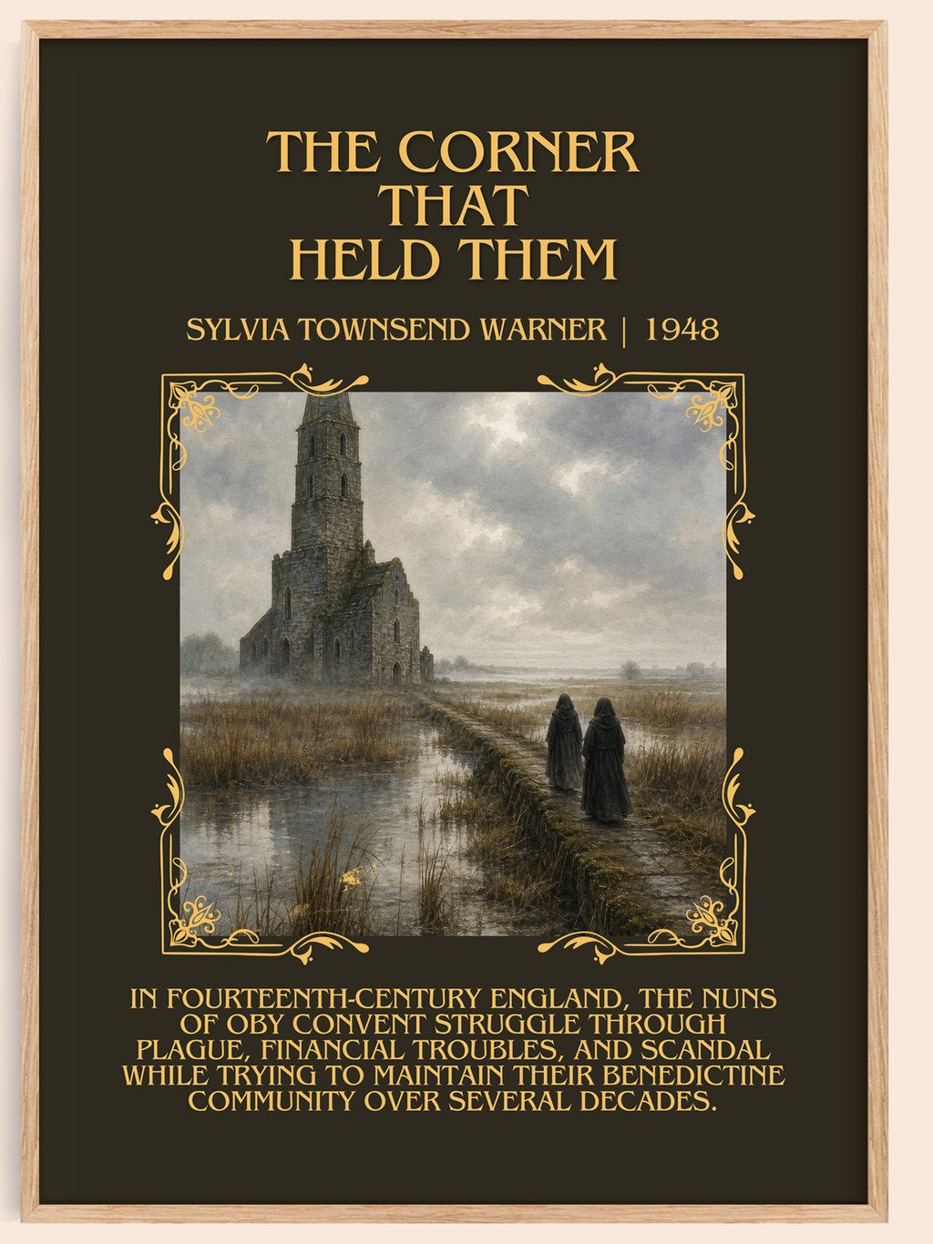 Corner That Held Them Minimalist Book Poster by Sylvia Townsend Warner – book poster