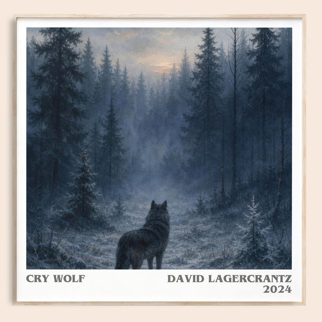 Cry Wolf Literary Art Print by David Lagercrantz