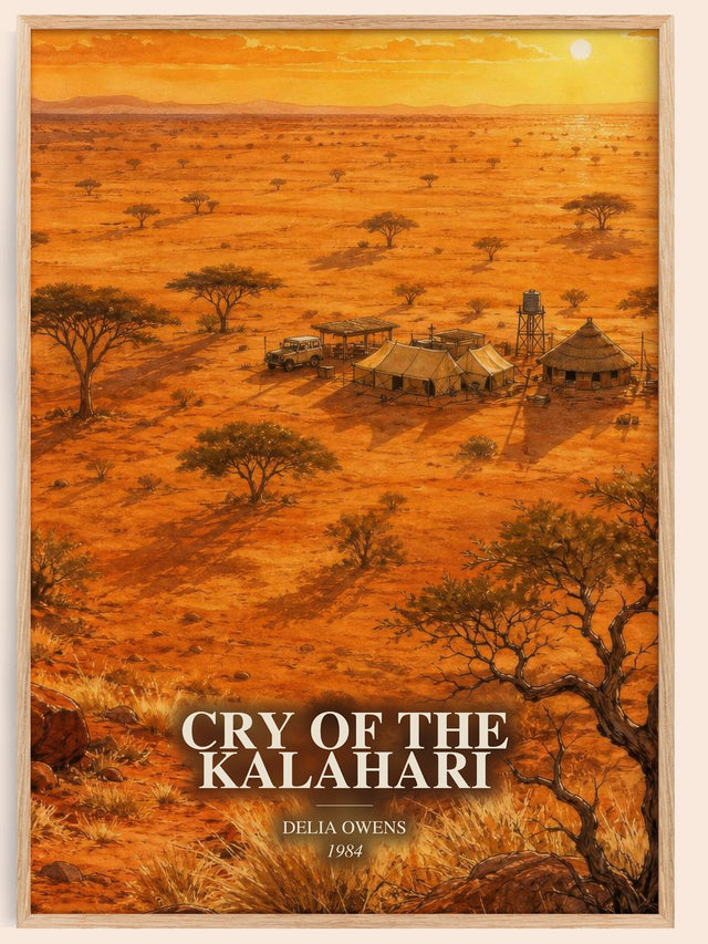 Cry Of The Kalahari Book Watercolour Illustration by Delia Owens