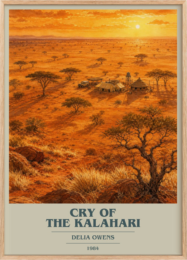 Cry Of The Kalahari Book Cover Poster by Delia Owens