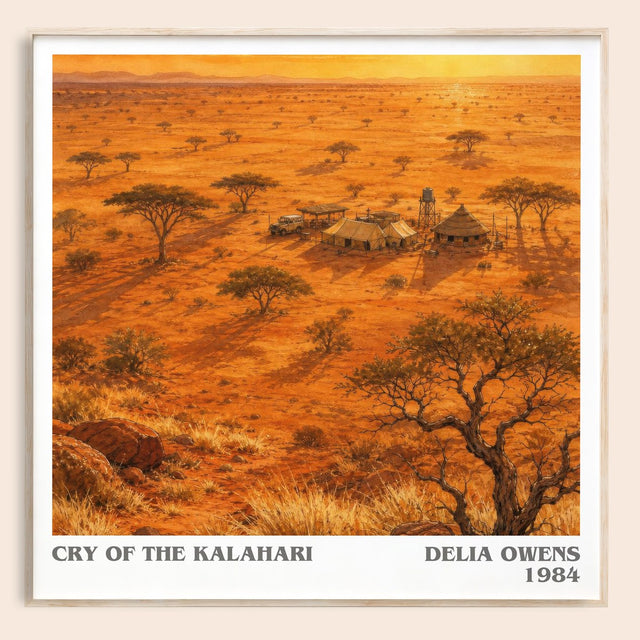 Cry Of The Kalahari Literary Art Print by Delia Owens