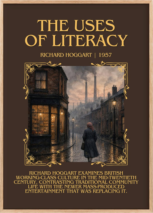 The Uses of Literacy Minimalist Book Poster by Richard Hoggart