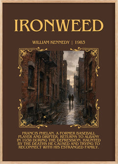 Ironweed Minimalist Book Poster by William Kennedy