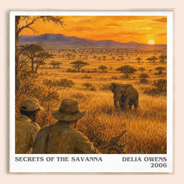 Secrets Of The Savanna Literary Art Print by Delia Owens