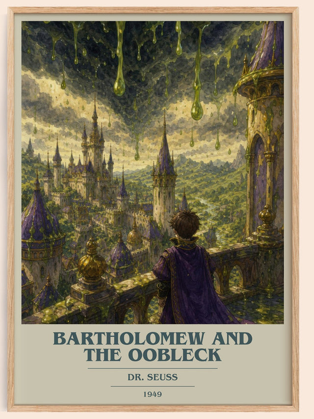 Bartholomew And The Oobleck Book Cover Poster by Dr. Seuss
