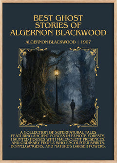 Best Ghost Stories Of Algernon Blackwood Minimalist Book Poster by Algernon Blackwood