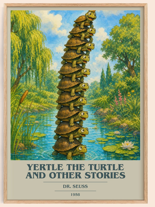 Yertle The Turtle And Other Stories Book Cover Poster by Dr. Seuss