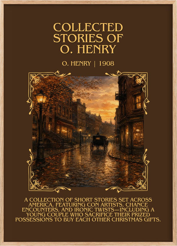 Collected Stories Of O. Henry Minimalist Book Poster by O. Henry