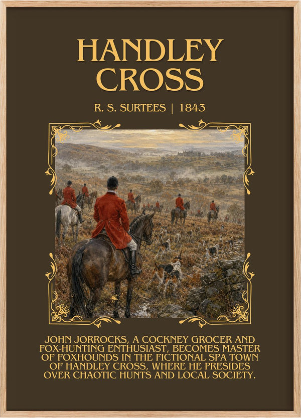 Handley Cross Minimalist Book Poster by R. S. Surtees
