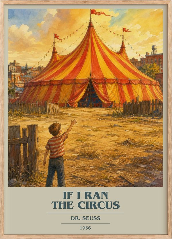 If I Ran The Circus Book Cover Poster by Dr. Seuss
