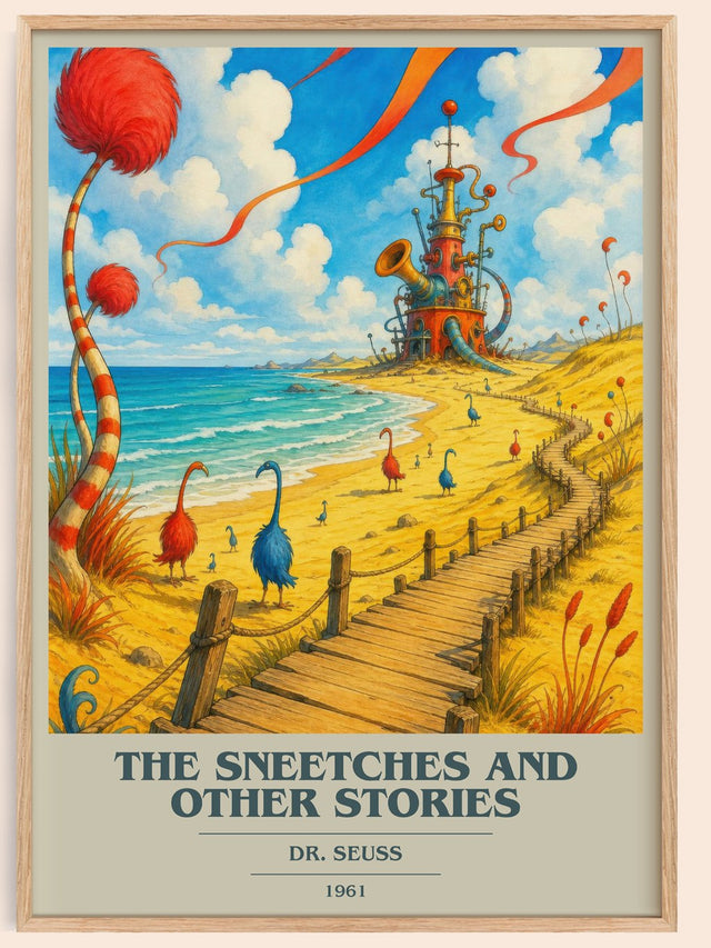 The Sneetches And Other Stories Book Cover Poster by Dr. Seuss