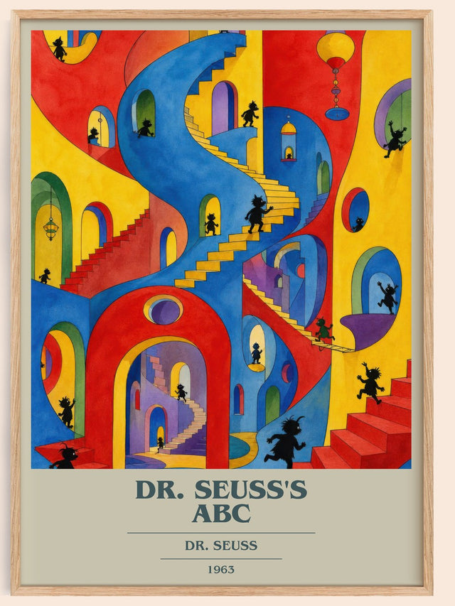 Dr. Seuss'S Abc Book Cover Poster by Dr. Seuss