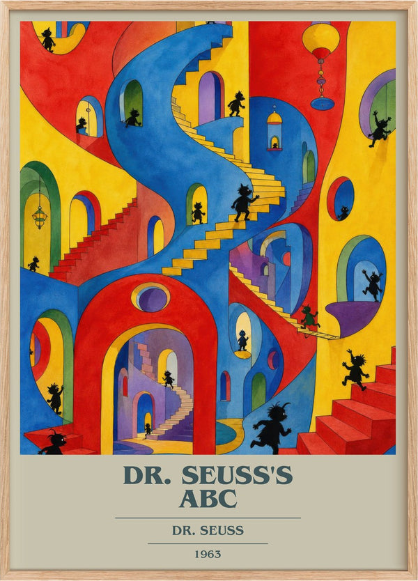 Dr. Seuss's Abc Book Cover Poster by Dr. Seuss