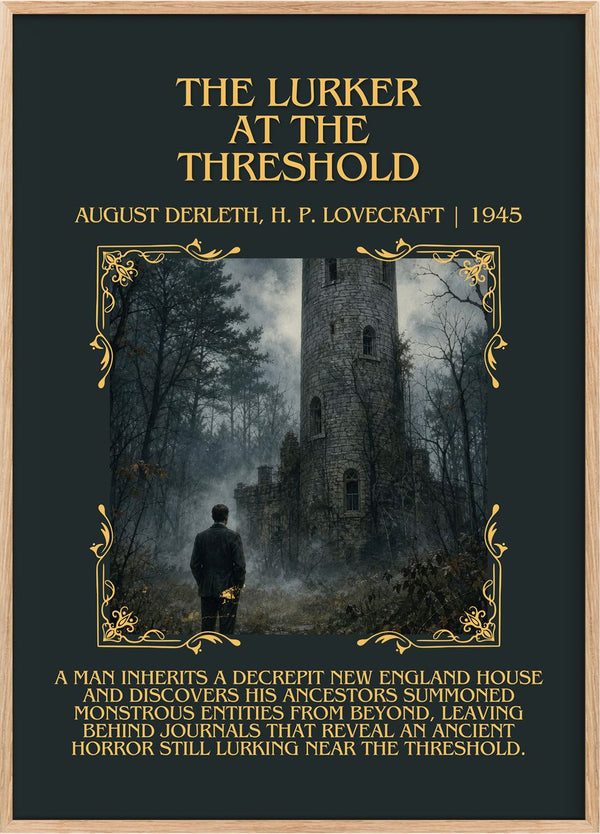 Lurker At The Threshold Minimalist Book Poster by A. Lovecraft