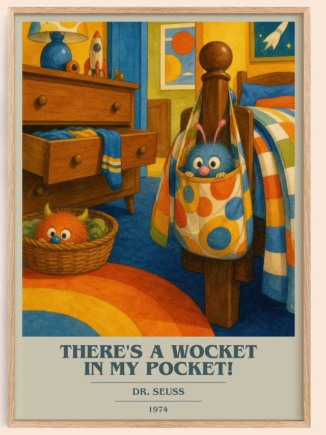 There'S A Wocket In My Pocket! Book Cover Poster by Dr. Seuss