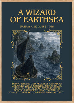 A Wizard Of Earthsea Minimalist Book Poster by Ursula K. Le Guin