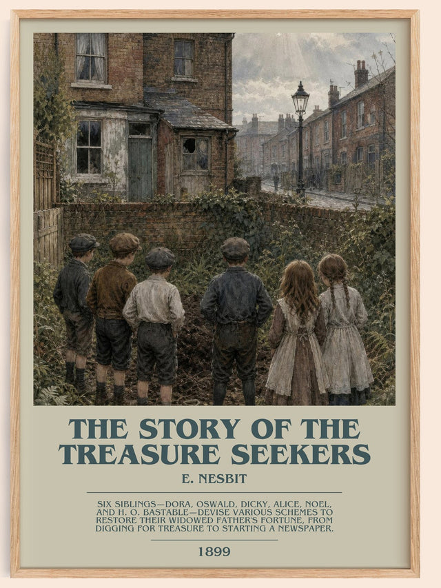The Story Of The Treasure Seekers Bookish Wall Art by E. Nesbit