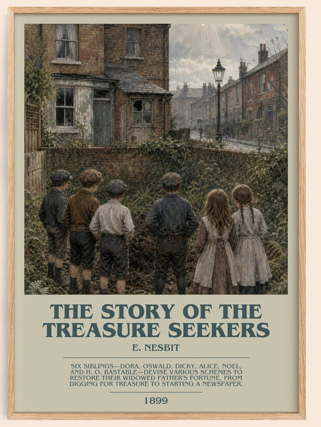 The Story Of The Treasure Seekers Bookish Wall Art by E. Nesbit