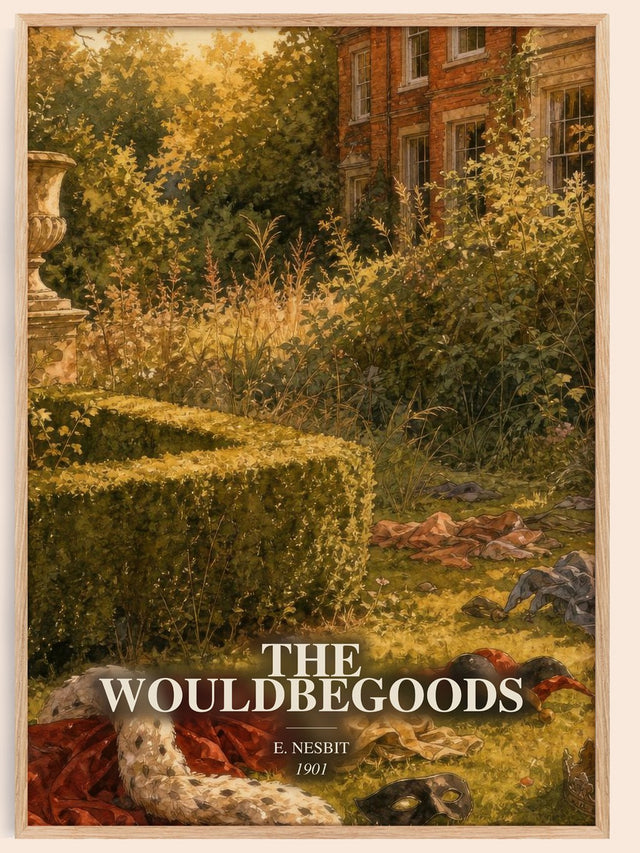 The Wouldbegoods Book Watercolour Illustration by E. Nesbit