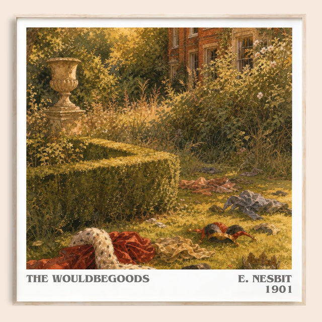 The Wouldbegoods Literary Art Print by E. Nesbit