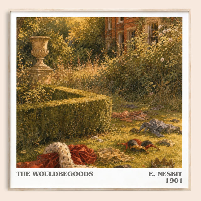 The Wouldbegoods Literary Art Print by E. Nesbit
