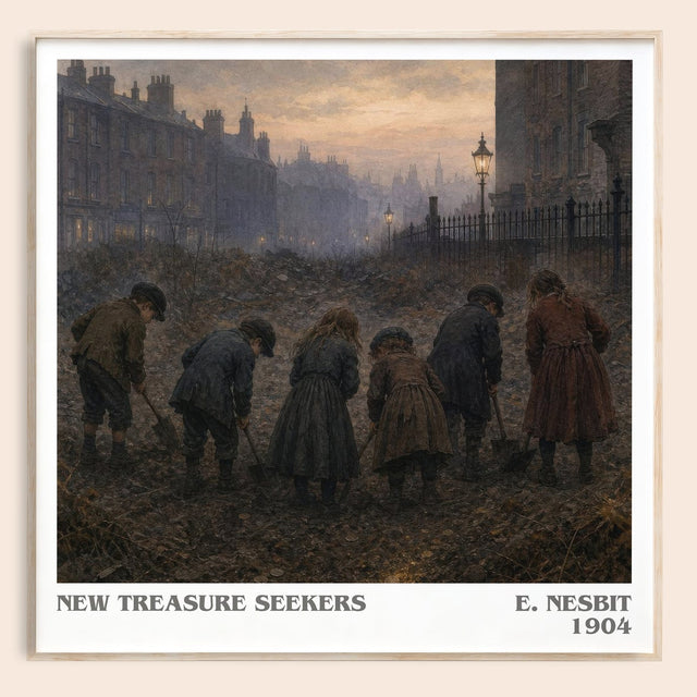 New Treasure Seekers Literary Art Print by E. Nesbit