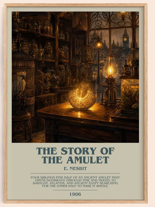 The Story Of The Amulet Bookish Wall Art by E. Nesbit