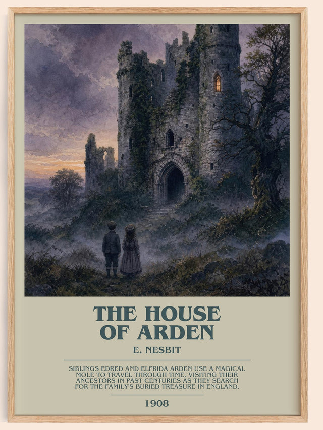 The House Of Arden Bookish Wall Art by E. Nesbit