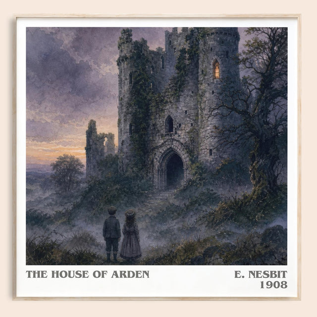 The House Of Arden Literary Art Print by E. Nesbit