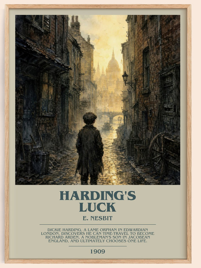Harding'S Luck Bookish Wall Art by E. Nesbit