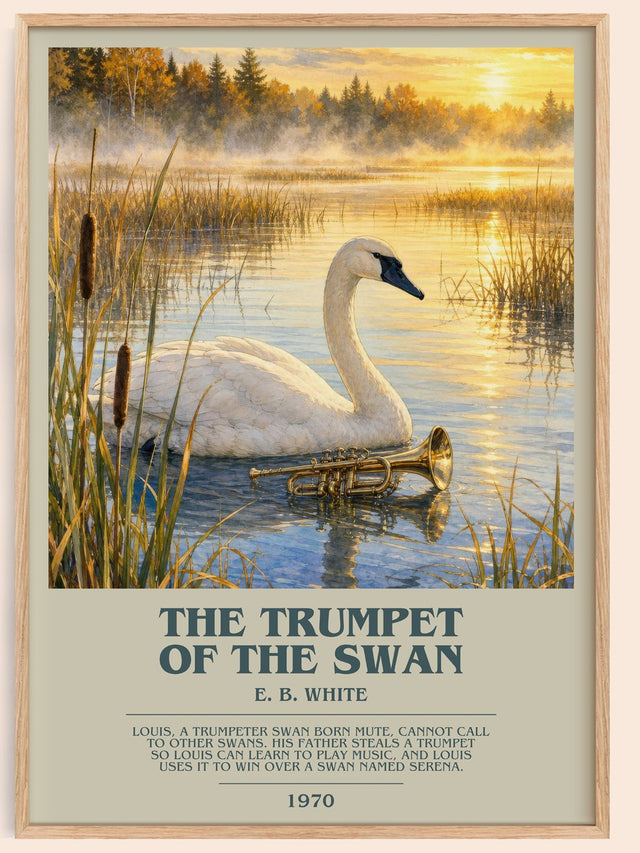 The Trumpet Of The Swan Bookish Wall Art by E. B. White