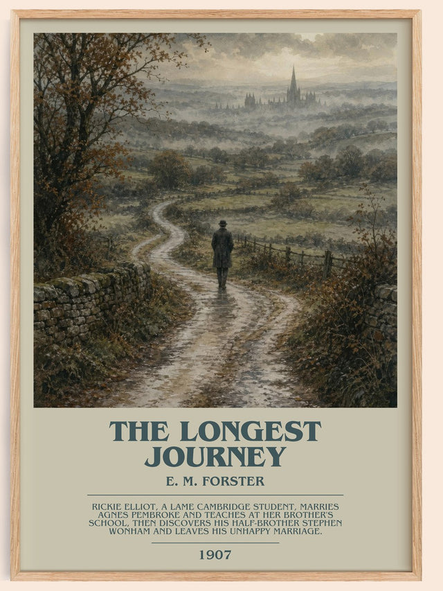The Longest Journey Bookish Wall Art by E. M. Forster
