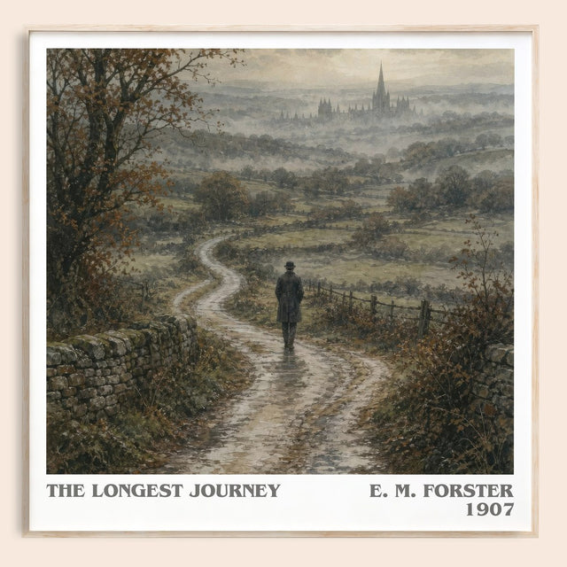 The Longest Journey Literary Art Print by E. M. Forster