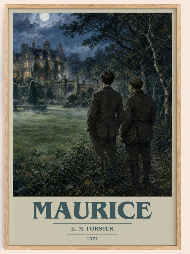 Maurice Book Cover Poster by E. M. Forster