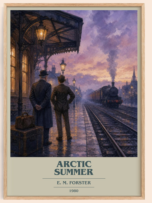 Arctic Summer Book Cover Poster by E. M. Forster