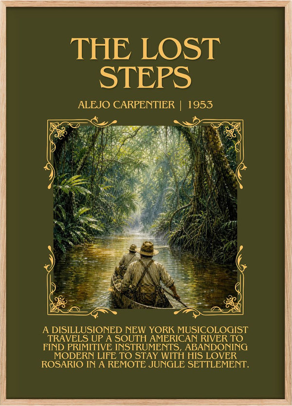 The Lost Steps Minimalist Book Poster by Alejo Carpentier